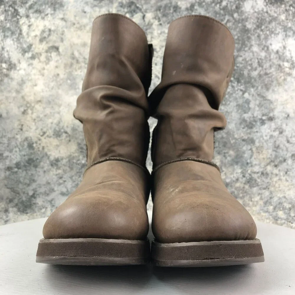 Skechers Women's Size 7 Keepsakes 2.0 Upland Brown Faux Fur Lined Boots 48805TX